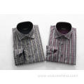 Long Sleeved Highly Hygroscopic Men Cotton Striped Shirt